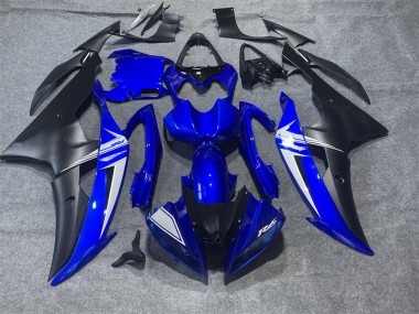 Purchase 2008-2016 Yamaha YZF R6 Motorcycle Fairings - Blue White Matte Black Canada