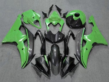 Purchase 2008-2016 Yamaha YZF R6 Motorcycle Fairings - Green Carbon Fiber Style Canada