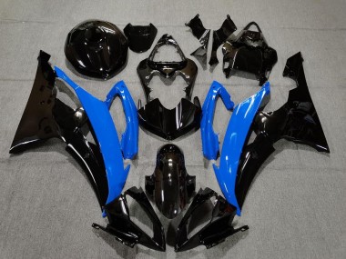 Purchase 2008-2016 Yamaha YZF R6 Motorcycle Fairings - Blue Glossy Black Canada