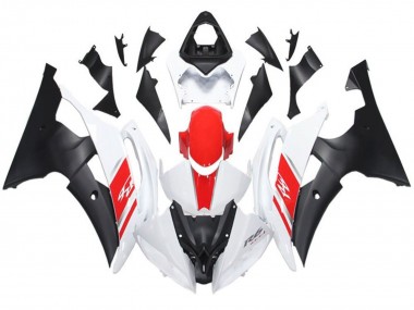 Purchase 2008-2016 Yamaha YZF R6 Motorcycle Fairing - White Red Matte Black Canada