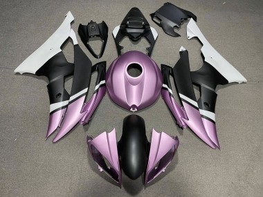 Purchase 2008-2016 Yamaha YZF R6 Motorcycle Fairings - White Light Purple Matte Black Canada