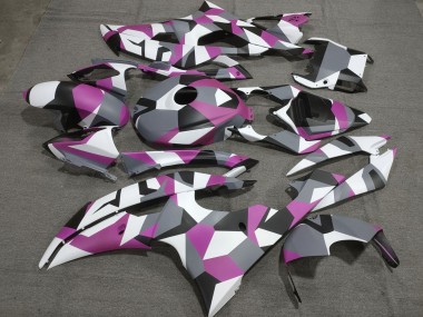 Purchase 2008-2016 Yamaha YZF R6 Motorcycle Fairings - White Pink Grey Black Camouflage Canada