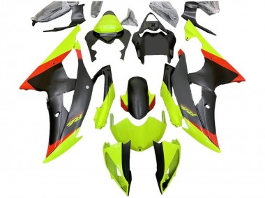 Purchase 2008-2016 Yamaha YZF R6 Motorcycle Fairings - Green Red Matte Black Canada
