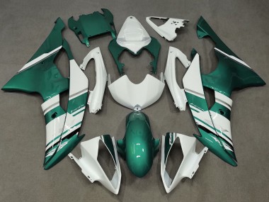 Purchase 2008-2016 Yamaha YZF R6 Motorcycle Fairings - White Green Canada