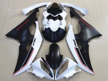 Purchase 2008-2016 Yamaha YZF R6 Motorcycle Fairings - White Matte Black Red Canada