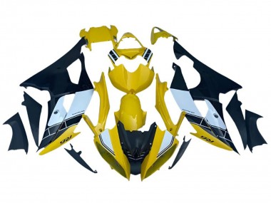 Purchase 2008-2016 Yamaha YZF R6 Motorcycle Fairings - Yellow White Black Stripe Canada