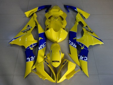 Purchase 2008-2016 Yamaha YZF R6 Motorcycle Fairings - Yellow Blue Camel Motul Michelin Canada