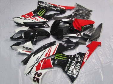 Purchase 2008-2016 Yamaha YZF R6 Motorcycle Fairings - White Red Glossy Black Green Monster 25 Canada