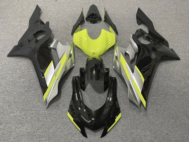 Purchase 2017-2023 Yamaha YZF R6 Motorcycle Fairings - Grey Neon Yellow Glossy Black Canada