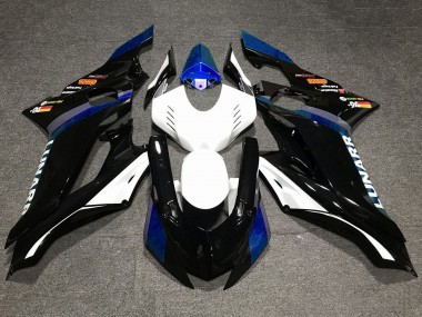 Purchase 2017-2023 Yamaha YZF R6 Motorcycle Fairings - White Blue Glossy Black Canada