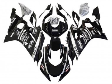 Purchase 2017-2023 Yamaha YZF R6 Motorcycle Fairings - Black White Ohlins Canada