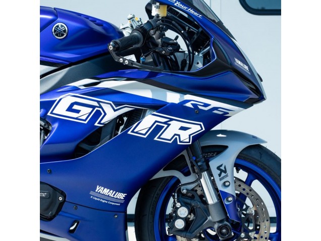 2017-2023 Yamaha YZF R6 Motorcycle Fairings - Blue Silver GYTR Canada