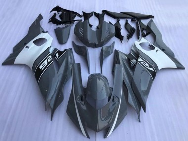 Purchase 2017-2023 Yamaha YZF R6 Motorcycle Fairings - Dark Nardo Grey White Black Canada