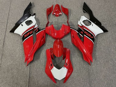 Purchase 2017-2023 Yamaha YZF R6 Motorcycle Fairings - White Red Matte Black Canada