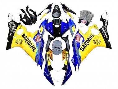 Purchase 2017-2023 Yamaha YZF R6 Motorcycle Fairings - Yellow Blue Black Bardahl Canada