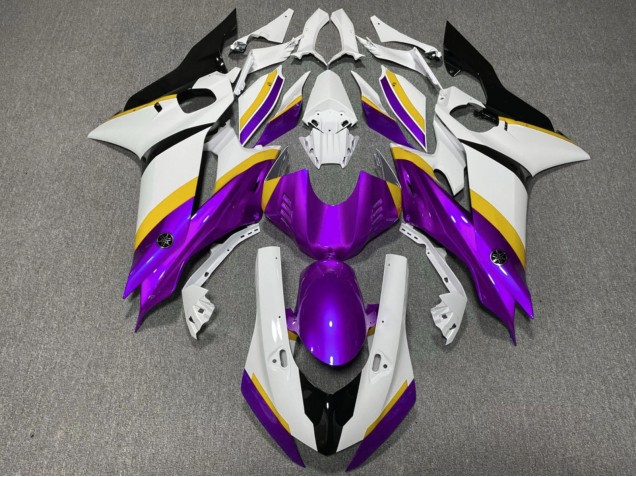 2017-2023 Yamaha YZF R6 Motorcycle Fairings - White Blue Purple Black Canada