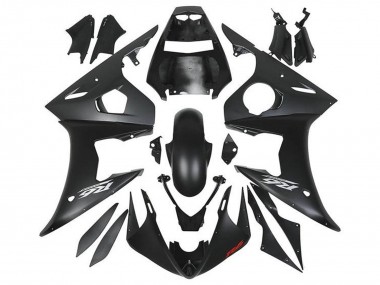 Purchase 2005 Yamaha YZF R6 Motorcycle Fairings - Matte Black Silver Red Canada