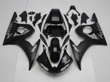 Purchase 2005 Yamaha YZF R6 Motorcycle Fairings - Glossy Black Matte Black Silver Canada