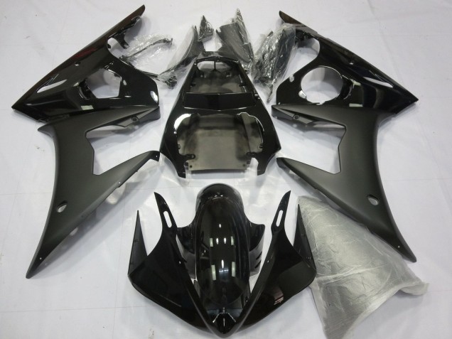 2005 Yamaha YZF R6 Motorcycle Fairings - Glossy Black Matte Black Canada