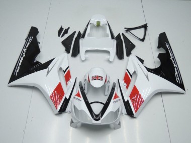 Purchase 2006-2008 Triumph Daytona 675 Triple Motorcycle Fairings - White Red Glossy Black Canada