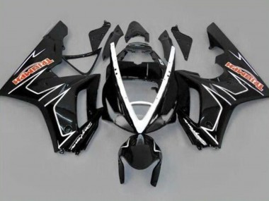 Purchase 2006-2008 Triumph Daytona 675 Triple Motorcycle Fairings - Glossy Black White Stripe Canada
