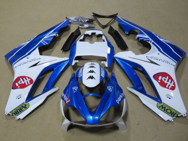 Purchase 2006-2008 Triumph Daytona 675 Triple Motorcycle Fairings - White Blue Canada