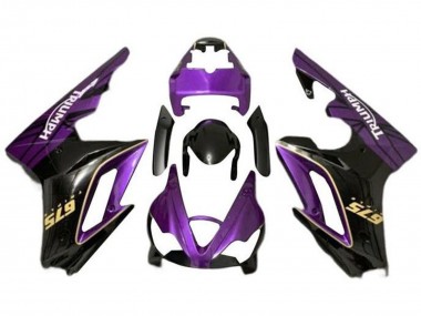 Purchase 2009-2012 Triumph Daytona 675 Triple Motorcycle Fairings - Purple Gold Glossy Black Canada