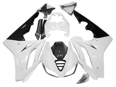Purchase 2009-2012 Triumph Daytona 675 Triple Motorcycle Fairings - White Glossy Black Canada