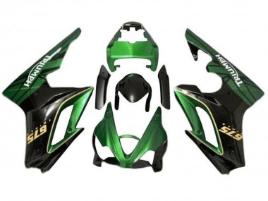 Purchase 2009-2012 Triumph Daytona 675 Triple Motorcycle Fairings - Green Glossy Black Canada