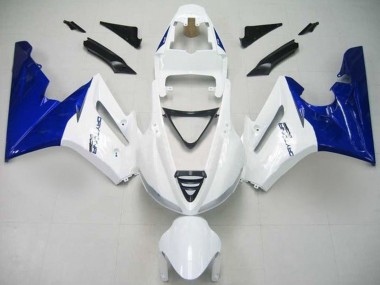 Purchase 2009-2012 Triumph Daytona 675 Triple Motorcycle Fairing - White Blue Canada