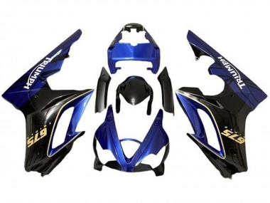 Purchase 2009-2012 Triumph Daytona 675 Triple Motorcycle Fairings - Blue Glossy Black Canada