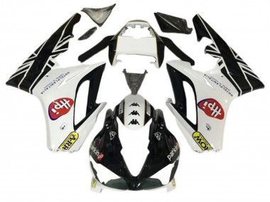 Purchase 2009-2012 Triumph Daytona 675 Triple Motorcycle Fairings - White Glossy Black HPi Canada