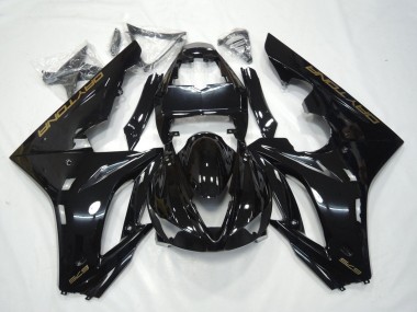 Purchase 2009-2012 Triumph Daytona 675 Triple Motorcycle Fairing - Glossy Black Gold Decals Canada
