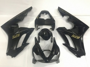 Purchase 2009-2012 Triumph Daytona 675 Triple Motorcycle Fairings - Glossy Black Gold Decals Canada
