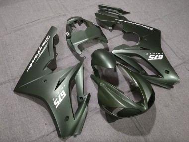 Purchase 2009-2012 Triumph Daytona 675 Triple Motorcycle Fairings - Matte Green White Canada