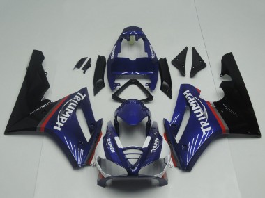 Purchase 2009-2012 Triumph Daytona 675 Triple Motorcycle Fairings - Blue Red Glossy Black Canada