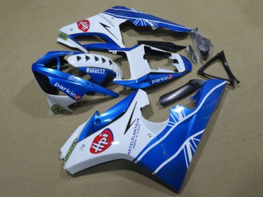 Purchase 2009-2012 Triumph Daytona 675 Triple Motorcycle Fairings - White Blue Hpi Canada