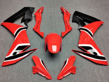 Purchase 2014-2016 Honda CBR650F Motorcycle Fairings - Red Matte Black Canada