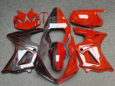 Purchase 2003-2013 Suzuki SV650 Motorcycle Fairings - Glossy Red Carbon Fiber Canada