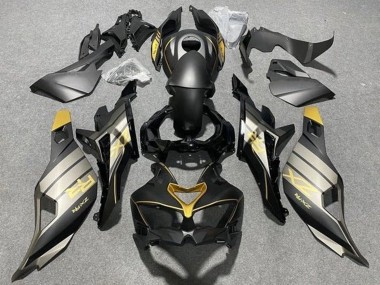 Purchase 2019-2025 Kawasaki ZX4R ZX-4RR Motorcycle Fairings - Matte Black Glossy Black Grey Gold Canada