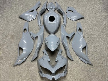 Purchase 2019-2025 Kawasaki ZX4R ZX-4RR Motorcycle Fairings - Glossy Nardo Grey Canada