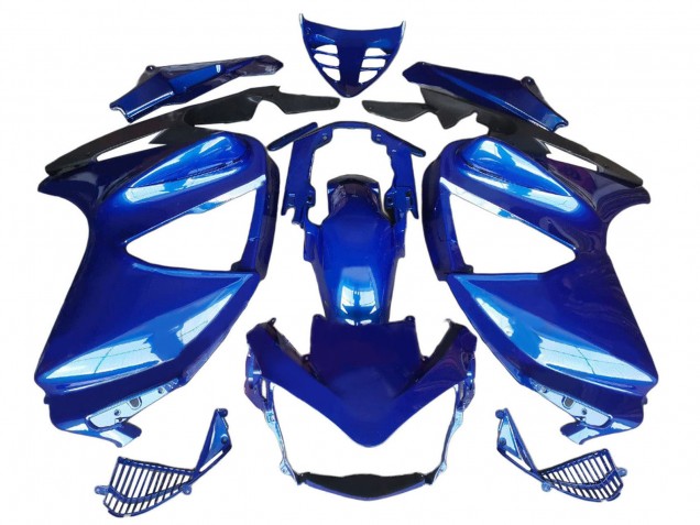 2002-2016 Honda ST1300 Motorcycle Fairings - Blue Matte Black Canada