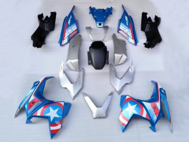 Purchase 2022-2024 Honda ADV160 Motorcycle Fairings - Silver Blue Red White Star Canada