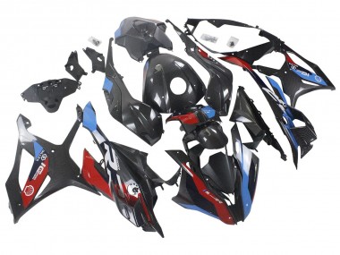 Purchase 2023-2024 BMW S1000RR Motorcycle Fairings - Blue Red Carbon Fiber Canada
