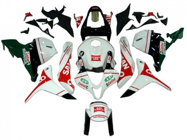 Purchase 2009-2012 Honda CBR600RR Motorcycle Fairings - White Red Green Castrol San Carlo Canada