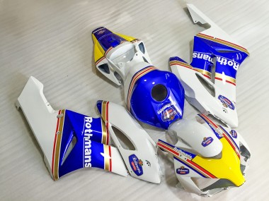 Purchase 2004-2005 Honda CBR1000RR Motorcycle Fairings - White Blue Yellow Rothmans Canada