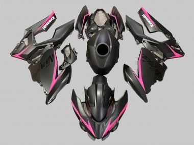 Purchase 2018-2024 Kawasaki EX400 Motorcycle Fairings - Matte Black Pink Canada