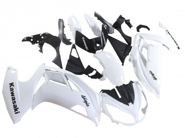 Purchase 2012-2016 Kawasaki EX650 Motorcycle Fairings - White Black Canada