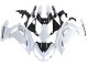 2012-2016 Kawasaki EX650 Motorcycle Fairings - White Black Canada