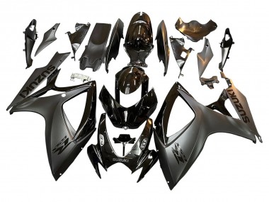 Purchase 2006-2007 Suzuki GSXR 600/750 Motorcycle Fairings - Glossy Black Matte Black Canada